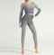 the keeper graduated colour legging & long sleeve top SET grey